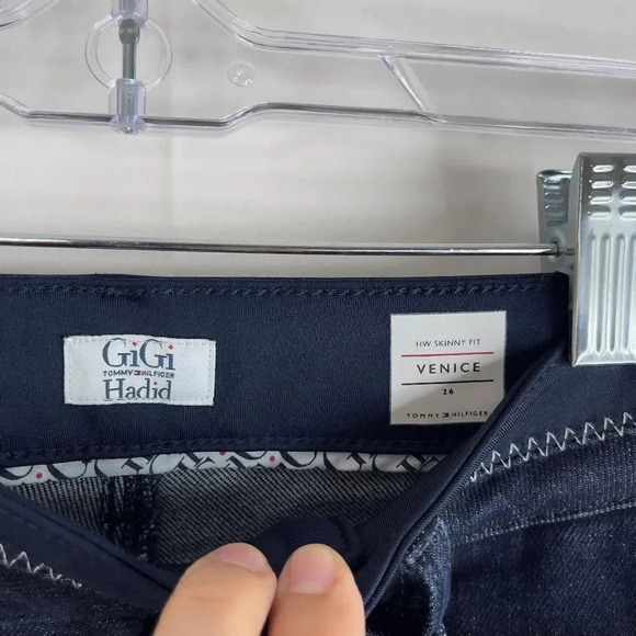 Tommy Hilfiger x Gigi Hadid Racing Jean Sz 26 - Picture 6 of 13